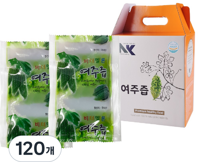 NK [NK] 협동조합 건강즙 여주즙 70ml 1box, 120개