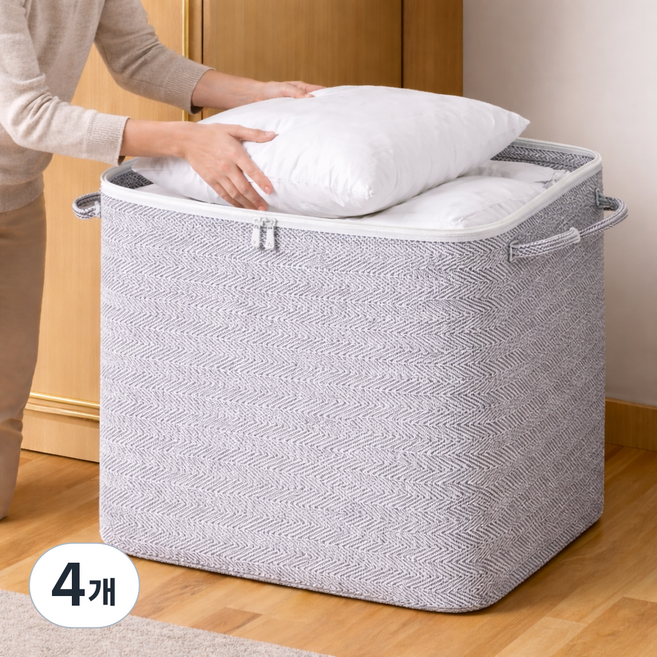 2pcs 초대형 이사 가방 220L 손잡이 이불 정리 옷 이삿짐 캠핑 이사박스, 220L 2PCS, 4개