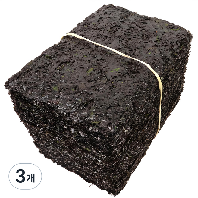 진도 명품 햇 곱창 돌 김 청정해역 진도 지주식 곱창 돌 김 50매, 3개, 230g