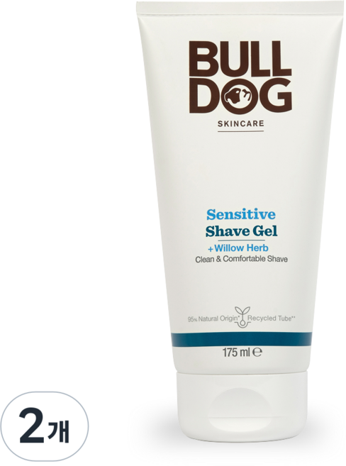 불독 스킨케어 센서티브 쉐이브 젤, 175ml, 2개