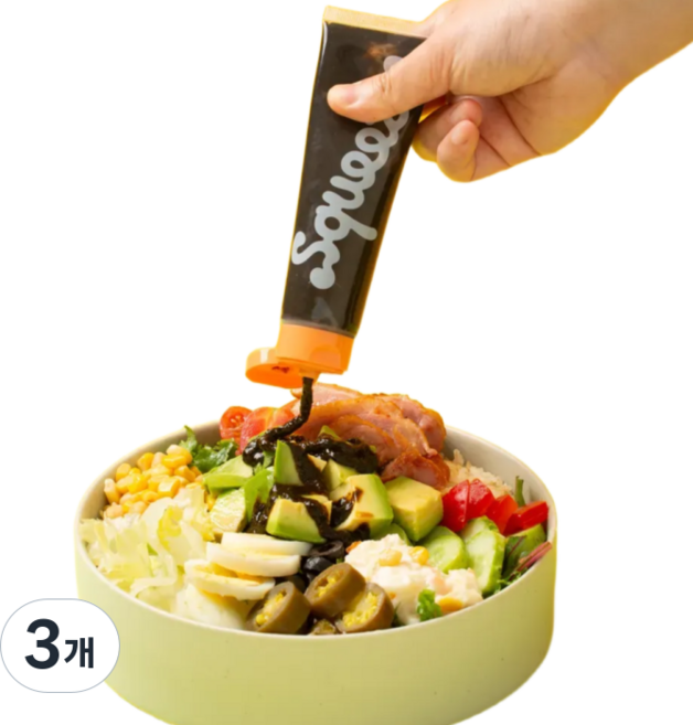 짜먹는 튜브형 김명란 김 명란 소스, 3개, 100g