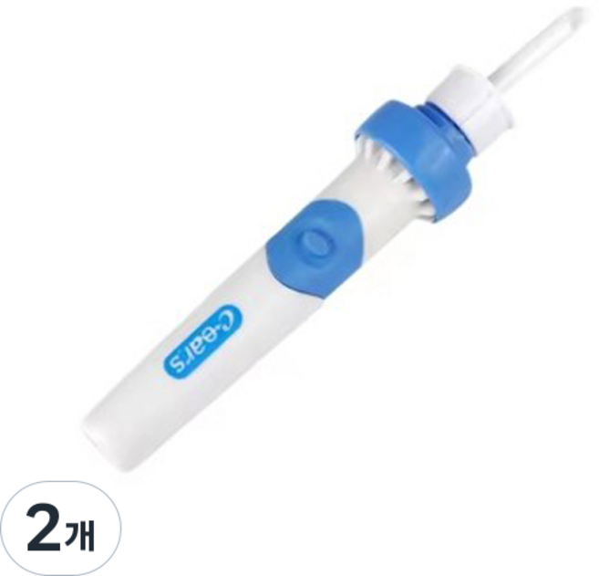 [초특가 할인] 아기 유아 어린이 누구나 쉽게 귀 청소 자동 진동 흡입기 귀이개 귀청소기 귀지제거, 1개입, 2개