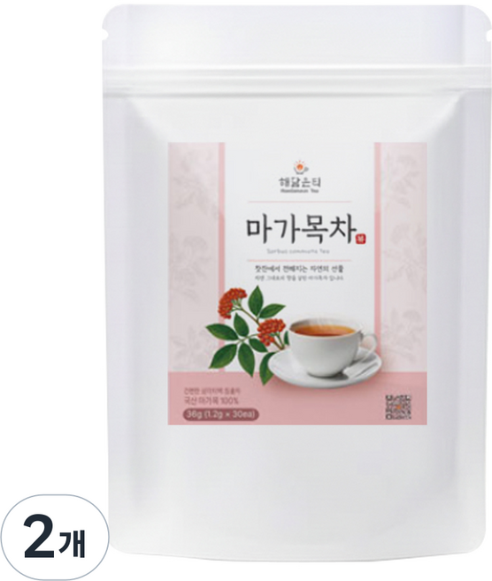 해담은티 마가목차 생분해티백, 1.5g, 2개, 30개입