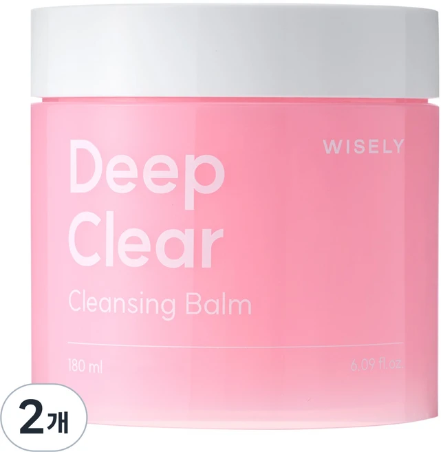 와이즐리 딥 클리어 대용량 클렌징 밤, 2개, 180ml - 쿠팡