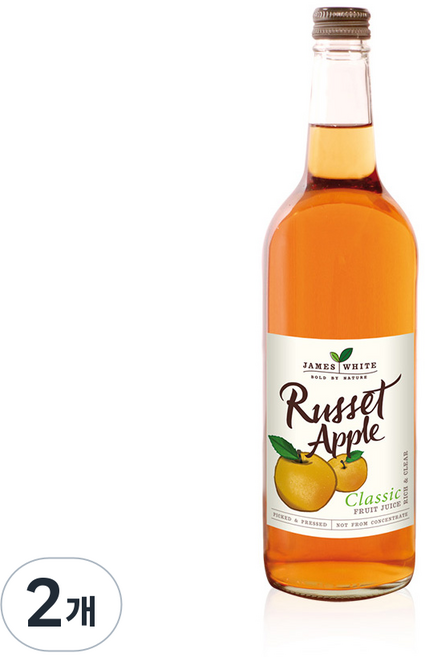 영국직수입 클래식 애플주스 Russet Apple 달달한맛!!!, 2개, 750ml