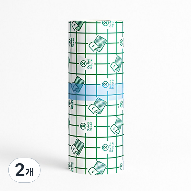 아쿠아 밴드 방수 테이프 타투 보호 픽스롤 워터프루프 드레싱 필름, 2개, 15cm*5m 1롤