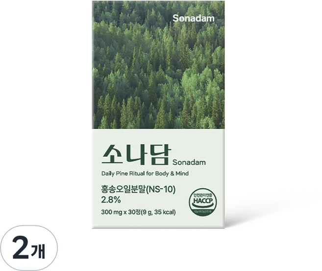 소나담, 2개, 30정 - 쿠팡
