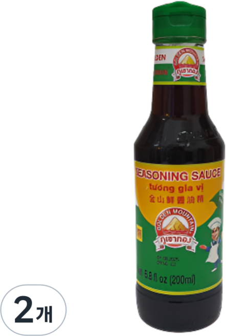 태국 시즈닝소스 그린캡 간장 Healthy Boy 볶음요리 조미간장 태국간장 팟타이 볶음밥 소스, 200L, 2개