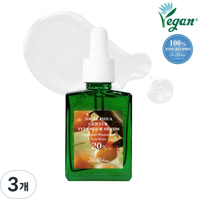 [Dr.Althea] 닥터엘시아 젠틀 비타민C 세럼, 3개, 30ml - 쿠팡