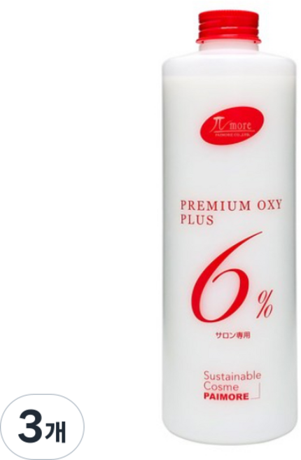 파이모아 임페리얼 프리미엄 옥시플러스 산화제 6%, 1000ml, 3개