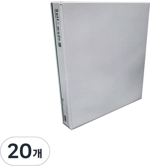 백색투명3공D링바인더(A4/3cm)단위상품, 20개