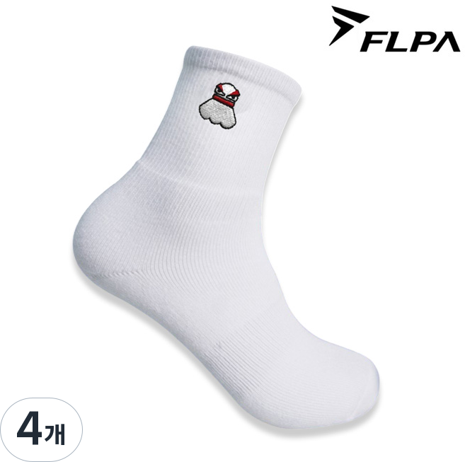 플파 양말 고스트콕 스포츠 삭스 남성 여성 국대 운동 헬스 배드민턴 오남스포츠, 4개