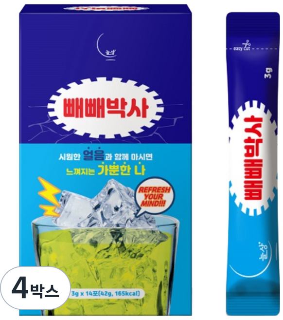늘상 빼빼박사 박카스맛 분말 피로, 4박스, 42g