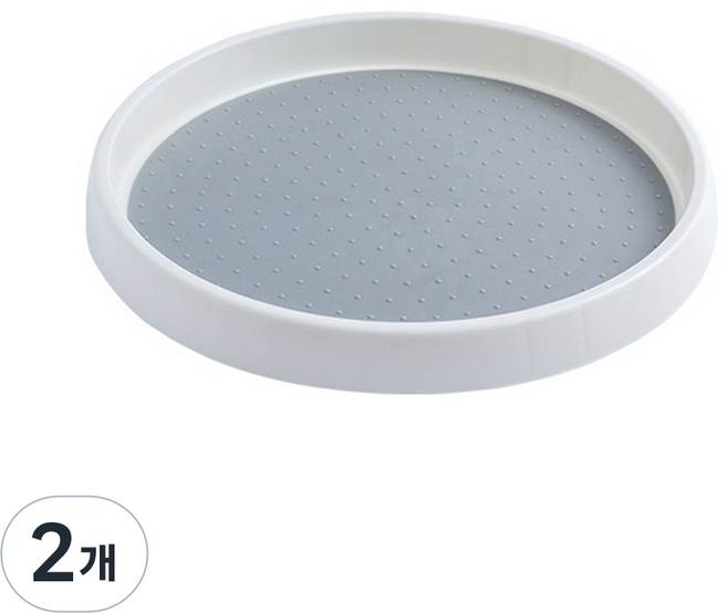 주방 수납 트레이 360도 회전 가능 조미료 및 소품 수납용 주방 수납장 및 냉장고용 회전 트레이 세척이 간편하고 기름때가 잘 묻지 않는 수납 트레이.