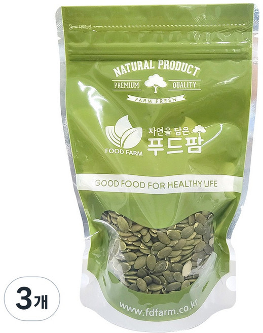 푸드팜 호박씨, 300g, 3개