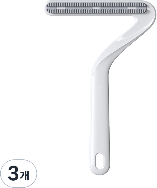 럽멜로 수동 보풀 제거 브러시, 3개, 화이트