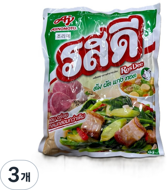아지노모토 로띠 돼지고기맛, 400g, 3개