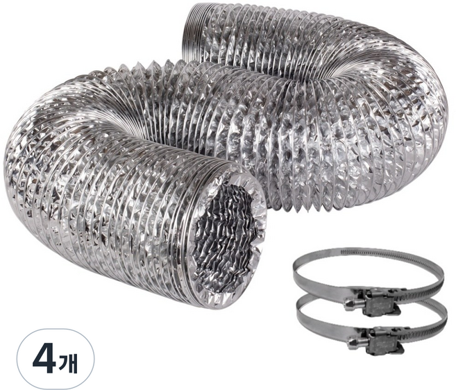 대한후렉시블 알류미늄 덕트 호스 5m, 4개