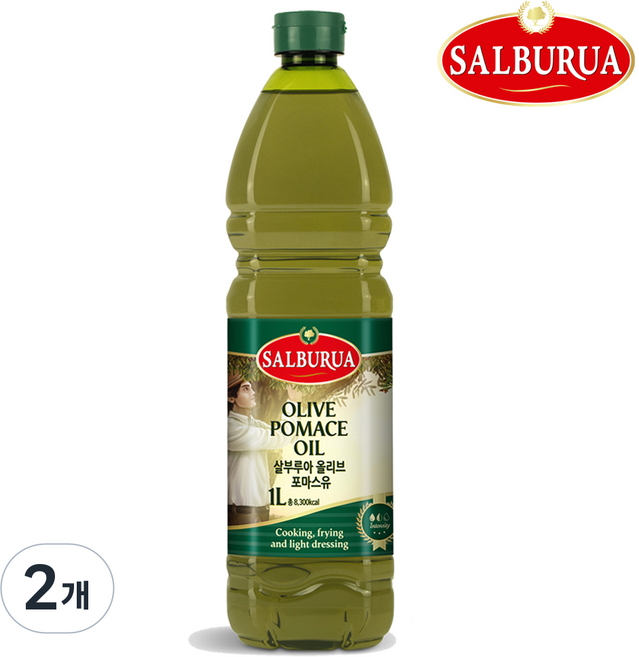 살부루아 올리브 포마스유 1L (PET), 2개