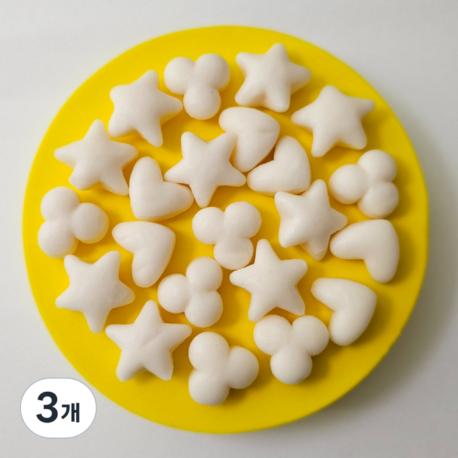 굿푸드365 국산쌀 별 하트 크로버 모양 떡볶이, 400g, 3개