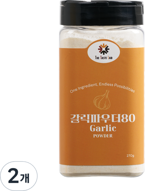 더테이스트랩 마늘가루 분말 갈릭 파우더, 2개, 270g