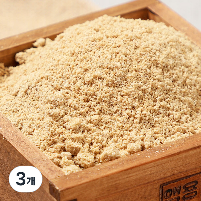 농가식품 볶은 참깨가루 고운 깨소금 참깨가루분말, 3개, 1kg