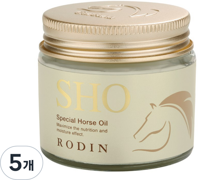 코리아나 로댕쇼 마유 보습 수분 크림, 5개, 70ml