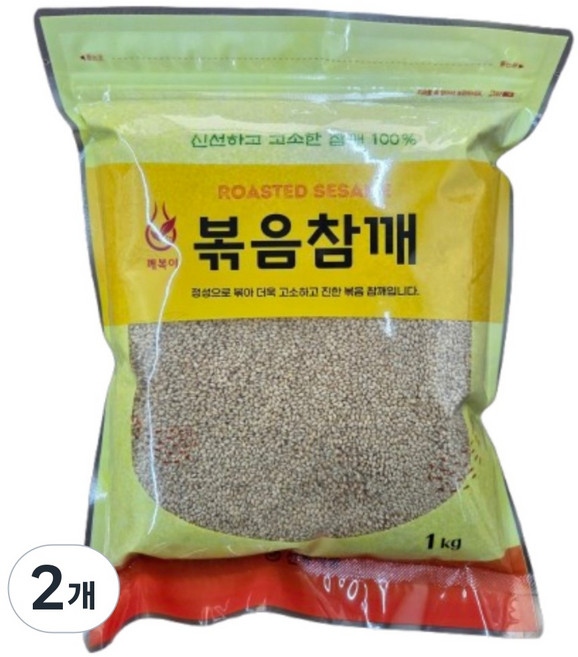 깨복이 볶음참깨, 2개, 1kg