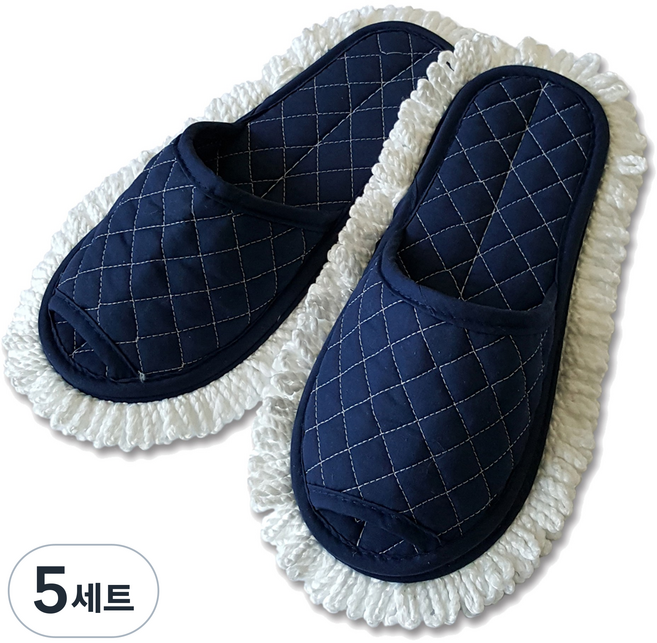 필굿리빙 크린 분리형 청소슬리퍼 좌우세트, 5세트, 혼합색상