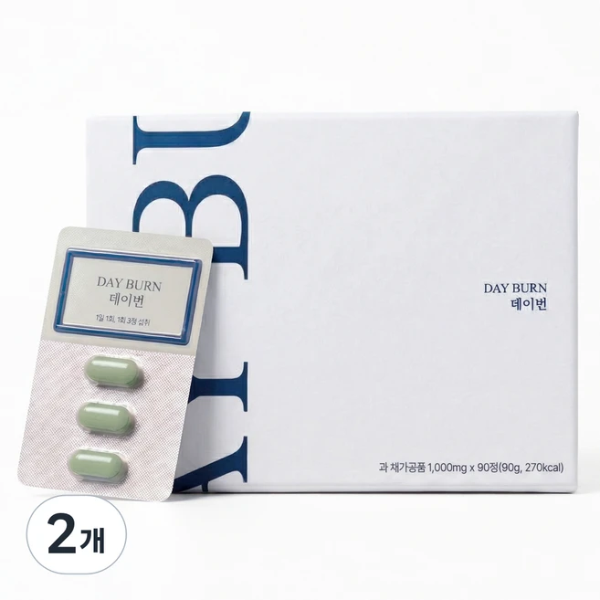 케이다이어트랩 데이번 고함량 낙산 800mg 하바노바 다이어트 단쇄지방산 포스트바이오틱스, 2개, 90정 - 쿠팡