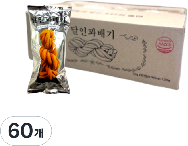 옛날 꽈배기 1BOX 생활의 달인 842회차 출연, 60개, 35g