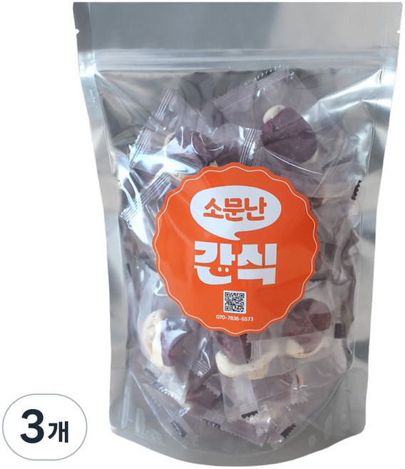 오리지널 대추 밀크캐슈넛 프리미엄간식 개별포장 디저트, 3개, 250g
