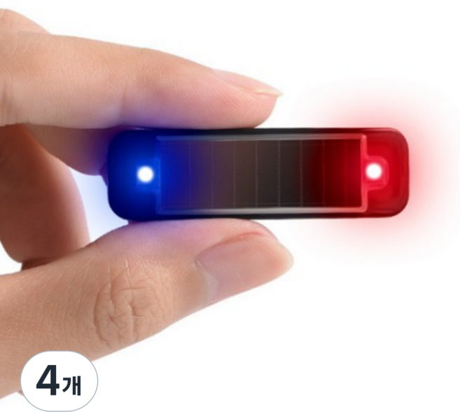 마이샾 태양광 안전 LED 경광등 추돌방지 경고등, Yellow, 4개