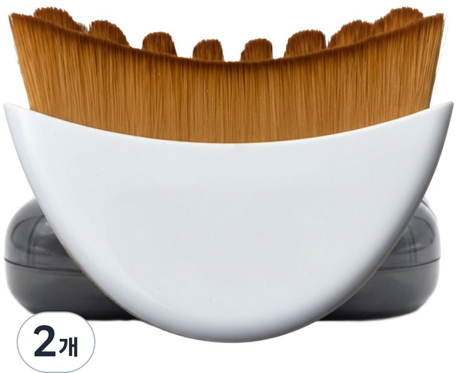 펀픽 브이라인 리프팅 괄사 브러쉬 얼굴 마사지기, 화이트, 2개