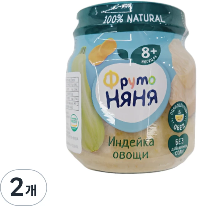 FRUTO NYANYA rturkey meat 프루토냐냐 이유식(칠면조고기) 100g 1개, 2개, 칠면조 - 쿠팡
