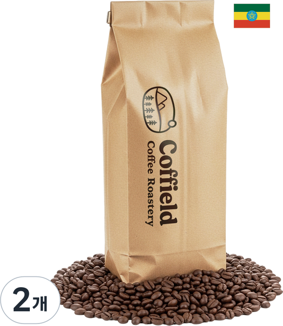 커필드 에티오피아 싱글 오리진 원두, 1kg, 홀빈(분쇄안함)