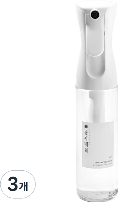 순수백과 피톤치드 프리미엄 스프레이 본품, 300ml, 3개