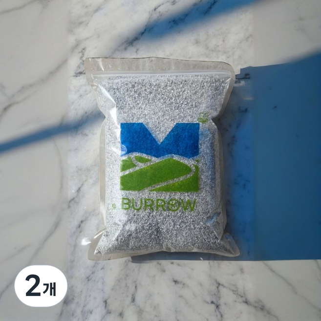 렙츠 버로우 데져트 칼슘 샌드 2kg, 2개, 화이트