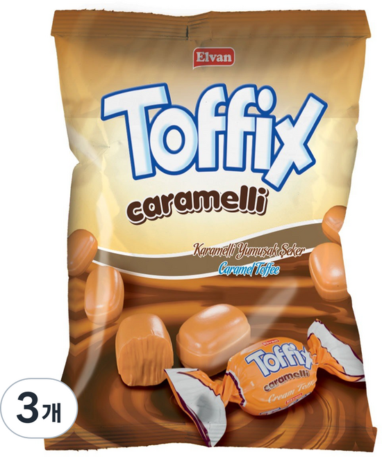 토픽스 카라멜리, 1kg, 3개