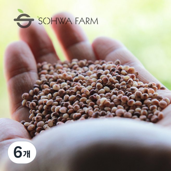 2025년 국산 찰수수 1kg 수수쌀 수수밥, 6개