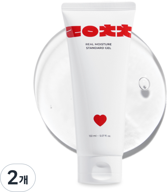 리얼촉촉 수용성 스탠다드 젤, 2개, 150ml