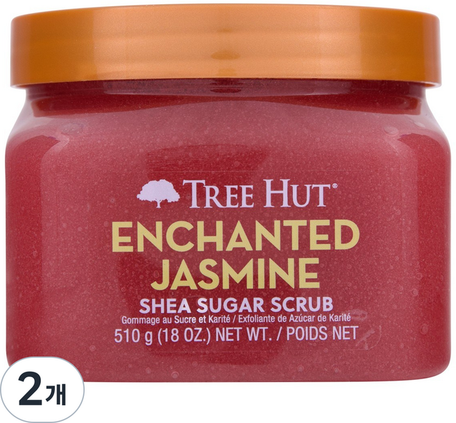 트리헛 시어 슈가 스크럽 인챈티드 자스민, 2개, 510g