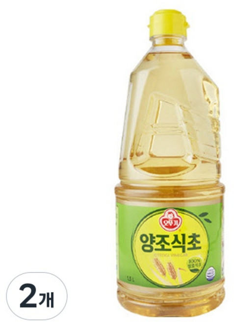 오뚜기 양조 식초, 1.5L, 2개