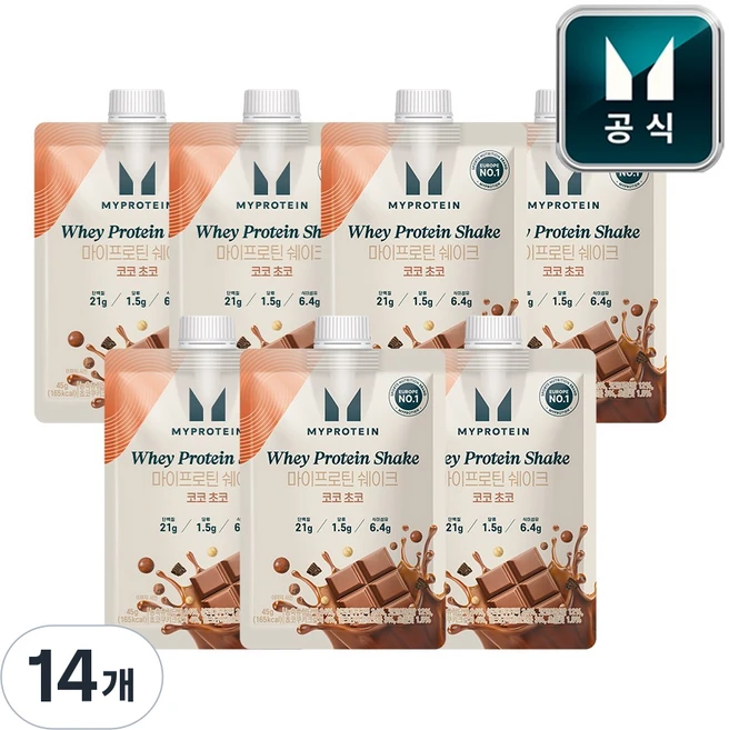 마이프로틴 웨이 단백질 쉐이크 코코 초코, 14개, 45g - 쿠팡