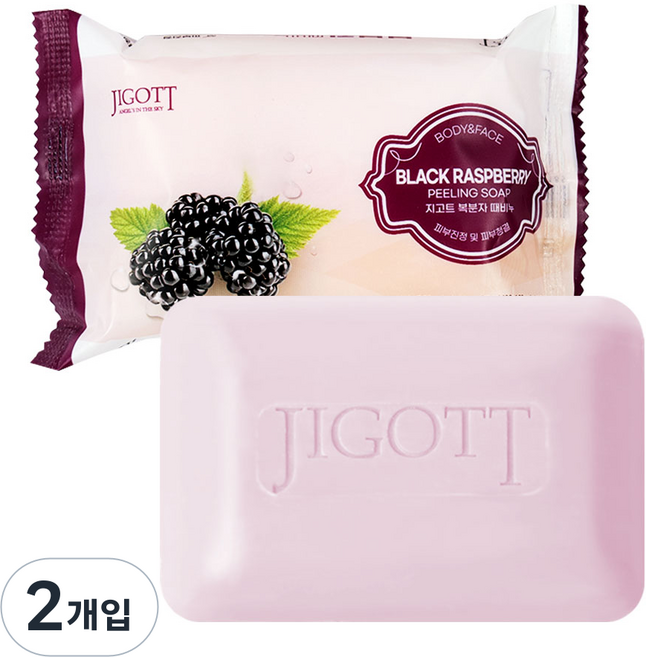 지고트 복분자 때비누 향기로운 목욕 바디워시, 2개입, 150g