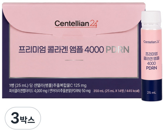 동국제약 센텔리안24 프리미엄 마시는 PDRN 콜라겐 앰플 4000, 350ml, 3박스