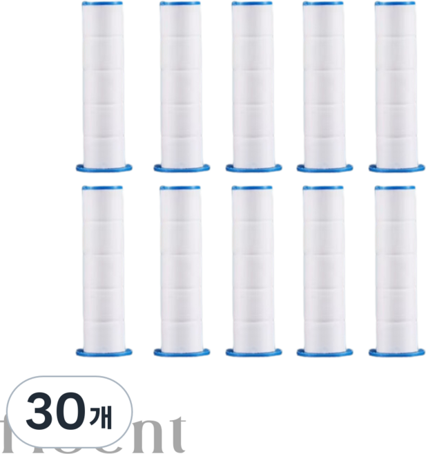 플로엔트 수압상승 두피마사지 3단조절 샤워기헤드, 필터, 30개