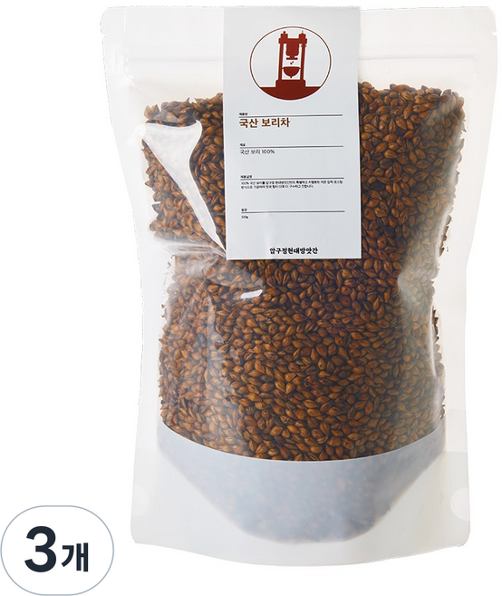 현대방앗간 매일 압력으로 볶은 국산 보리차, 300g, 1개입, 3개