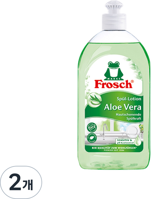 프로쉬 주방세제 알로에베라, 500ml, 2개