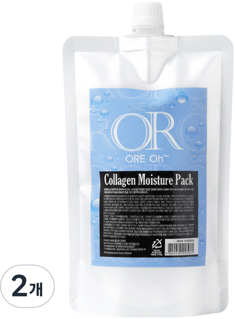 극손상 모발 영양제 수분 듬뿍 영양 듬뿍 가수분해 단백질 트리트먼트 [오래오 콜라겐 헤어 수분팩], 2개, 500ml